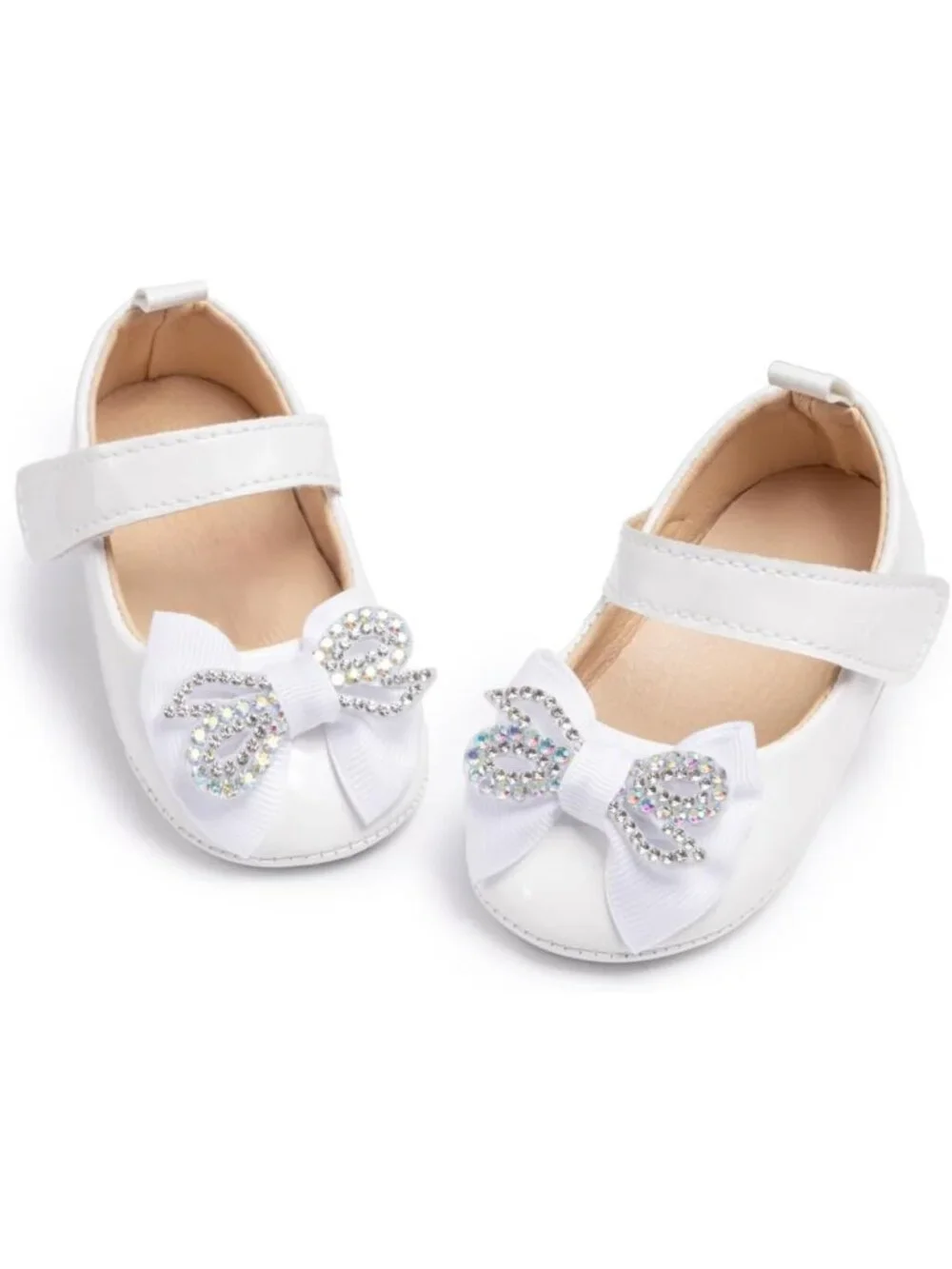 Cute Baby Girls' Mary Jane Flats - Infant Princess Dress Shoes for Special
